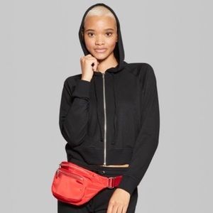 wild fable Tops - Wild Fable : Black ZIP Up Hoodie wild fable Tops - Wild Fable : Black ZIP Up Hoodie